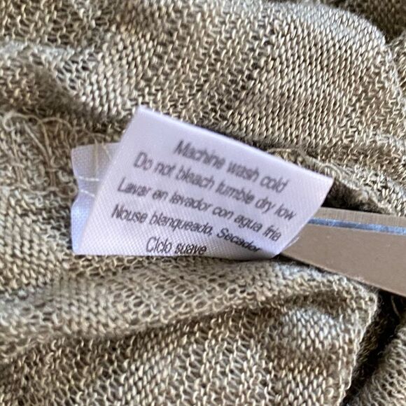 Bowie Vintage High Low Lace Rosettes Portrait Detail Tank Top Sz L - Picture 10 of 15